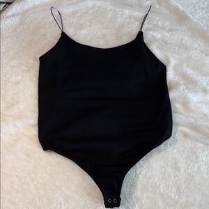 Free People Intimately Black Bodysuit